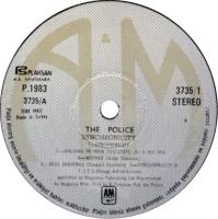 Police: Synchronicity Turkey vinyl album