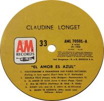 Claudine Longet: Love Is Blue Uruguay vinyl album