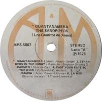 Sandpipers: Guantanamera Venezuela vinyl album