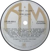 Herb Alpert & the Tijuana Brass: Coney Island Venezuela vinyl album