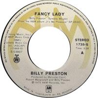 Billy Preston: Fancy Lady Yugoslavia 7-inch