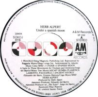Herb Alpert: Under a Spanish Moon Yugoslavia vinyl album