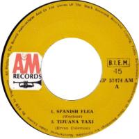 Herb Alpert & the Tijuana Brass: Spanish Flea Yugoslavia 7-inch EP