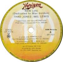 Thad Jones & Mel Lewis: New Life Yugoslavia vinyl album