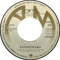 Supertramp: Dreamer Yugoslavia 7-inch