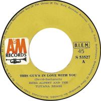 Herb Alpert & the Tijuana Brass: This Guy’s In Love With YouYugoslavia 7-inch EP