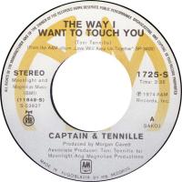 Captain & Tennille: The Way I Want to Touch You Yugoslavia 7-inch
