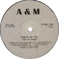 Chris DeBurgh: Power Of Ten Zimbabwe vinyl album