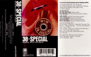 38 Special: Rockin' Into the Night US cassette album