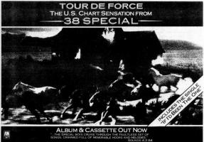 38 Special: Tour de Force Britain ad