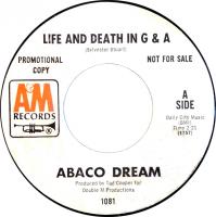 Abaco Dream: Life and Death In G & A US promo 7-inch