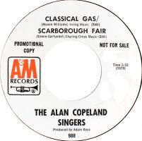 Alan Copeland: Classical Gas/Scarborough Fair US Promo 7-inch