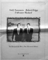 Andy Summers & Robert Fripp: I Advance Masked Britain ad