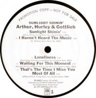 Arthur, Hurley & Gottlieb: Sunlight Shinin' US vinyl album