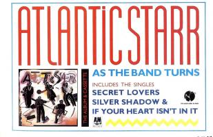 Atlantic Starr: As the Band Turns Britain ad