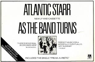 Atlantic Starr: As the Band Turns Britain ad