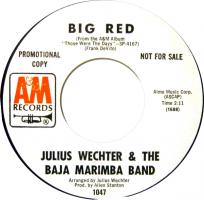 Baja Marimba Band: Big Red US promo 7-inch