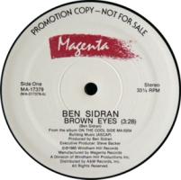Ben Sidran: Brown Eyes/Mitsubishi Boy US 12-inch