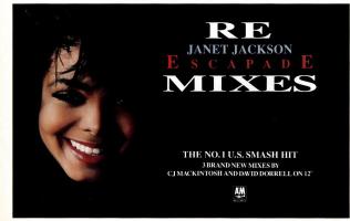 Janet Jackson: Escapade Britain ad