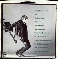 Bryan Adams: One Good Reason US 7-inch sleeve