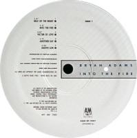 Bryan Adams: Into the Fire US vinyl album