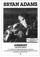 Bryan Adams: Somebody Britain ad