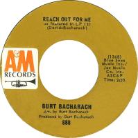 Burt Bacharach: Reach Out For Me US 7-inch