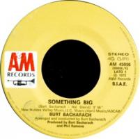 Burt Bacharach: Something Big Italy 7-inch
