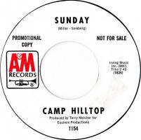 Camp Hilltop: Sunday US Promo 7-inch