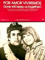 Captain & Tennille: Por Amor Viviremos US Sheet Music