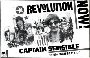 Captain Sensible: Revolution Now/ Britain ad