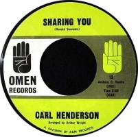 Carl Henderson: Sharing You/Please Stop Laughing At Me US 7-inch