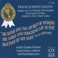Carol Rosenberger: Haydn: Symphony No. 22 US CD