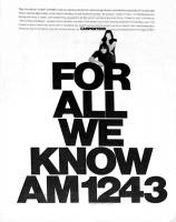 Carpenters: For All We Know US Ad