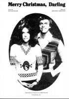 Carpenters: Merry Christmas Darling US Sheet Music
