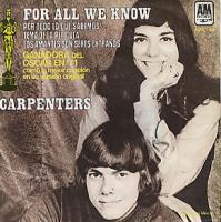 Carpenters: For All We Know Mexico 7-inch EP