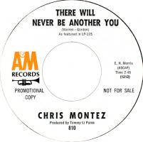 Chris Montez: There Will Never Be Another You US promo 7-inch