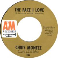 Chris Montez: The Face I Love US 7-inch