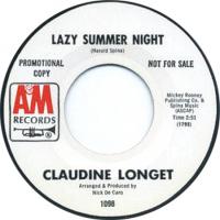 Claudine Longet: Lazy Summer Night US promo 7-inch