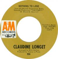 Claudine Longet: Nothing to Lose US 7-inch