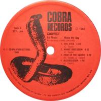 Convict: Go Ahead...Make My Day Canada vinyl album