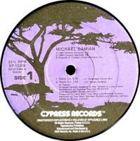 Cypress Records: Michael Damian: Rock On US 12-inch sticker