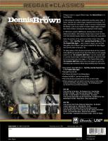 Dennis Brown Sellsheet Music, Advert