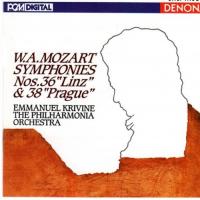 Emmanuel Krivine, the Philharmonia Orchestra: W.A. Mozart Symphonies Nos. 36 "Linz" & 38 "Prague" US CD album