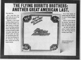 Flying Burrito Brothers Advert