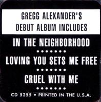 Gregg Alexander CD, Sticker