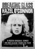 Hazel O'Connor Advert