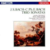 Holliger, Nicolet, Jaccottet: J. S. Bach-C. Ph. E. Bach Trio Sonatas US CD album