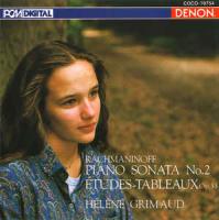 Helene Grimaud: Rachmaninoff: Piano Sonata 2, Etudes-Tableaux Op. 33 US CD album