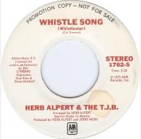 Herb Alpert & the Tijuana Brass: Whistle Song (Whistlestar) US promo 7-inch